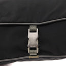 PRADA Sports Shoulder Bag Nylon Black Silver Auth 151643-15