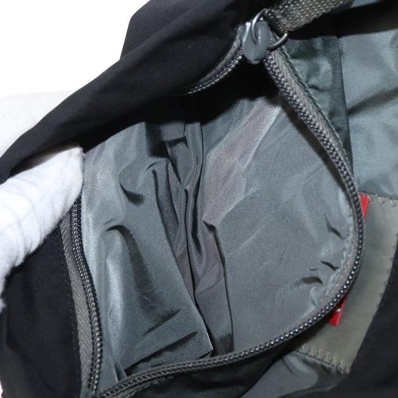 PRADA Sports Shoulder Bag Nylon Black Silver Auth 151643