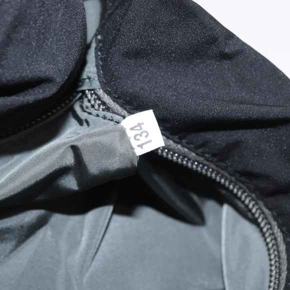 PRADA Sports Shoulder Bag Nylon Black Silver Auth 151643