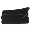 PRADA Sports Shoulder Bag Nylon Black Silver Auth 151643-3