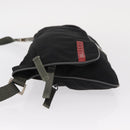 PRADA Sports Shoulder Bag Nylon Black Silver Auth 151643-5