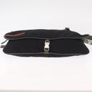 PRADA Sports Shoulder Bag Nylon Black Silver Auth 151643-9
