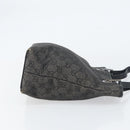 GUCCI GG Canvas Tote Bag Black Silver 31244 Auth 151644-4