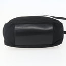 GUCCI Bamboo Shoulder Bag Nylon 2way Black Gold 000 0509 Auth 151645-5