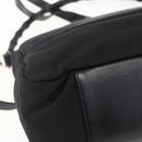 GUCCI Bamboo Shoulder Bag Nylon 2way Black Gold 000 0509 Auth 151645-18