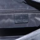 GUCCI Bamboo Shoulder Bag Nylon 2way Black Gold 000 0509 Auth 151645-19