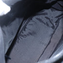 GUCCI Bamboo Shoulder Bag Nylon 2way Black Gold 000 0509 Auth 151645-11