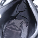 GUCCI Bamboo Shoulder Bag Nylon 2way Black Gold 000 0509 Auth 151645-21