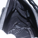 GUCCI Bamboo Shoulder Bag Nylon 2way Black Gold 000 0509 Auth 151645-22