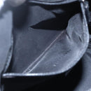 GUCCI Bamboo Shoulder Bag Nylon 2way Black Gold 000 0509 Auth 151645-23