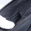 GUCCI Bamboo Shoulder Bag Nylon 2way Black Gold 000 0509 Auth 151645-12