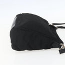 GUCCI Bamboo Shoulder Bag Nylon 2way Black Gold 000 0509 Auth 151645-4
