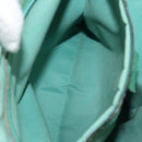 GUCCI Bamboo Hand Bag Leather Green Gold 124293 Auth 151647-19