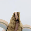GUCCI GG Canvas Hand Bag Beige Gold 131228 Auth 151650-15
