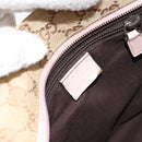 GUCCI GG Canvas Hand Bag Beige Gold 131228 Auth 151650-16