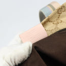 GUCCI GG Canvas Hand Bag Beige Gold 131228 Auth 151650-22