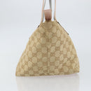 GUCCI GG Canvas Hand Bag Beige Gold 131228 Auth 151650-5