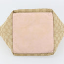 GUCCI GG Canvas Hand Bag Beige Gold 131228 Auth 151650-9