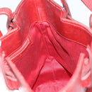 GUCCI GG Canvas Tote Bag Red Gold 107757 Auth 151652-17