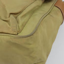 PRADA Shoulder Bag Nylon Beige Silver Auth 151654-15