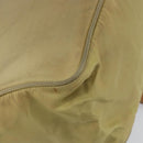 PRADA Shoulder Bag Nylon Beige Silver Auth 151654-18