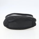 GUCCI Bamboo Shoulder Bag Nylon 2way Black Silver 001 1781 1577 5 Auth 151655-5