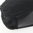 GUCCI Bamboo Shoulder Bag Nylon 2way Black Silver 001 1781 1577 5 Auth 151655-13