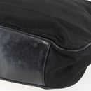 GUCCI Bamboo Shoulder Bag Nylon 2way Black Silver 001 1781 1577 5 Auth 151655-17