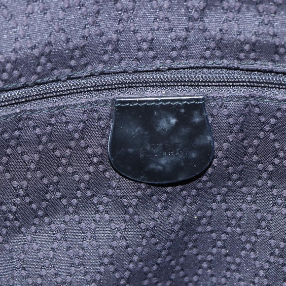 GUCCI Bamboo Shoulder Bag Nylon 2way Black Silver 001 1781 1577 5 Auth 151655