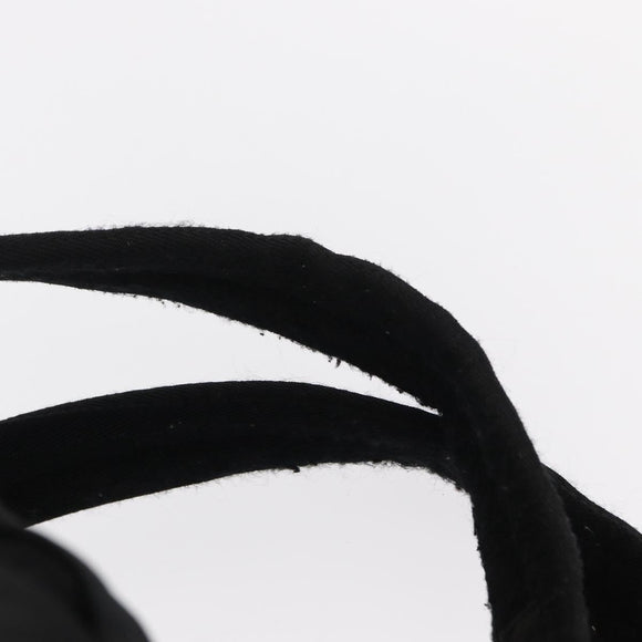 PRADA Backpack Nylon Black Silver Auth 151656