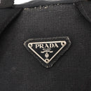 PRADA Backpack Nylon Black Silver Auth 151656-18