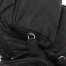 PRADA Backpack Nylon Black Silver Auth 151656-19
