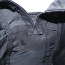 PRADA Backpack Nylon Black Silver Auth 151656-23