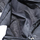 PRADA Backpack Nylon Black Silver Auth 151656-24