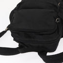 PRADA Backpack Nylon Black Silver Auth 151656-6
