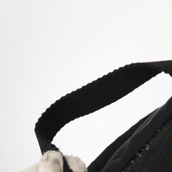 PRADA Backpack Nylon Black Silver Auth 151656