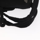 PRADA Backpack Nylon Black Silver Auth 151656-8