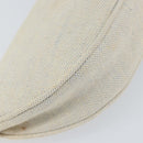 PRADA Accessory Pouch Canvas Gray Silver Auth 151657-13