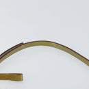 PRADA Accessory Pouch Canvas Gray Silver Auth 151657-8