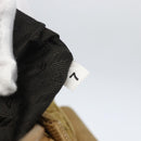 PRADA Shoulder Bag Nylon Beige Silver Auth 151658-12