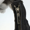 GUCCI GG Canvas Shoulder Bag Black Silver 000 0602 Auth 151659-14