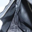 GUCCI GG Canvas Shoulder Bag Black Silver 000 0602 Auth 151659-18