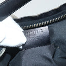 GUCCI GG Canvas Shoulder Bag Black Silver 000 0602 Auth 151659-20