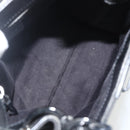 GUCCI GG Canvas Shoulder Bag Black Silver 110292 Auth 151660-10