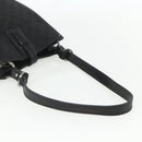 GUCCI GG Canvas Shoulder Bag Black Silver 110292 Auth 151660-7