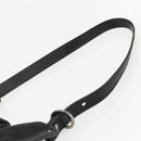 GUCCI GG Canvas Shoulder Bag Black Silver 110292 Auth 151660-8