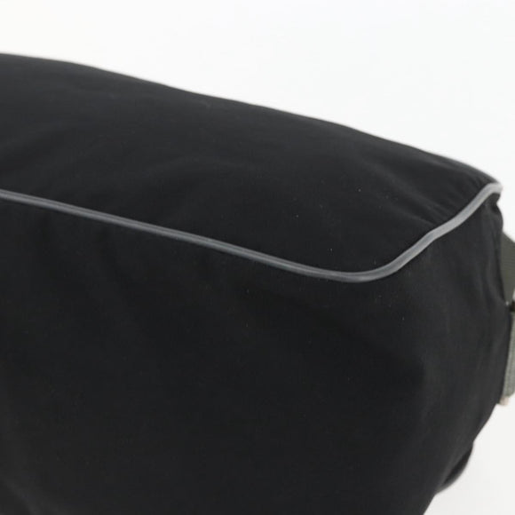 PRADA Sports Shoulder Bag Nylon Black Silver Auth 151661