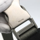 PRADA Sports Shoulder Bag Nylon Black Silver Auth 151661-15