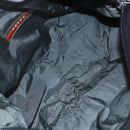 PRADA Sports Shoulder Bag Nylon Black Silver Auth 151661-18