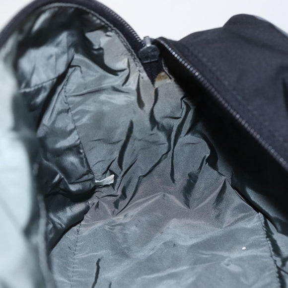 PRADA Sports Shoulder Bag Nylon Black Silver Auth 151661